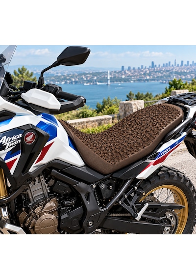 Arkado Motosiklet Sele Matı Kahverengi 10 Adet
