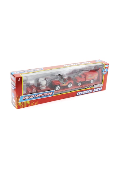 Die Cast Metal Tırlı Ve Jeepli İtfaiye Seti