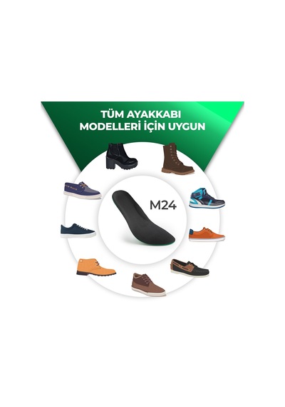 Extra Konfor Ayakkabı Tabanlığı, Memory Foam Hafızalı Topuk Diken