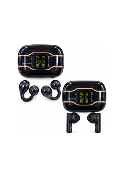 Ers4 Kulaklıklı Bluetooth Kulaklık Seti Tws Anc Gürültü Azaltma 6 Mikrofon Kablosuz Şarj Dijital Ekranlı Kutu