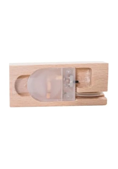 Ahşap Fotoğraf Çerçevesi - Led Işıklı, Instax Mini Uyumlu