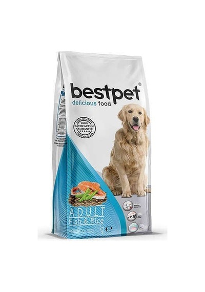 Bestpet Adult Balıklı ve Pirinçli Yetişkin Köpek Maması 15 KG