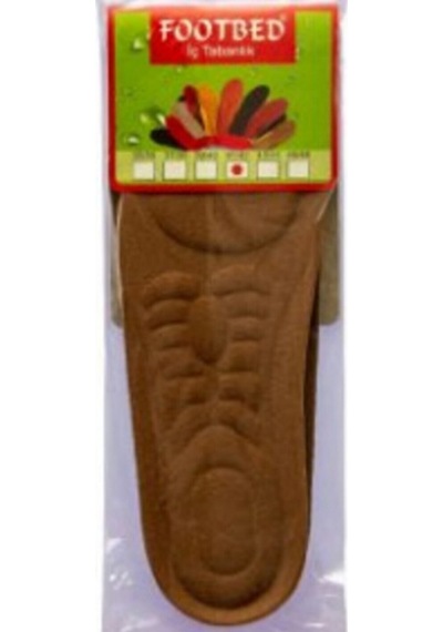 Footbed Iç Tabanlık Ayakkabı Tabanlığı Ortopedik Ürün (Taba Renk)