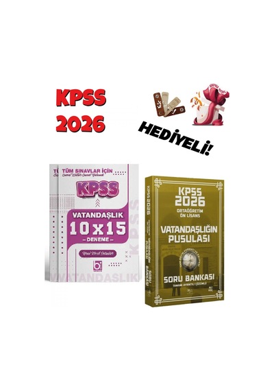 2026 Kpss Lise Ortaöğretim Ön Lisans Vatandaşlık Soru Bankası Ve