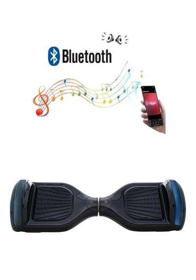 Citymate Hoverboard Elektrikli Kaykay Bluetooth 6.5 Siyah