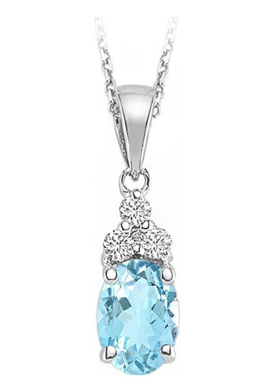 Sirius Pırlanta Ve Sky Blue Topaz Serenity Kolye 0817p0063