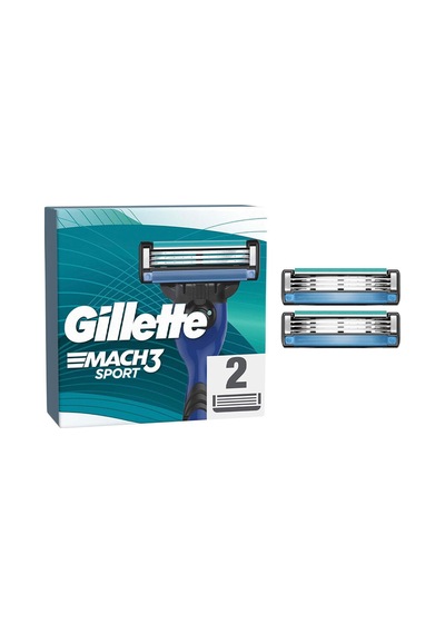 2 Adet Gillette Mach3 Sport Yedek Bıçak 2'li