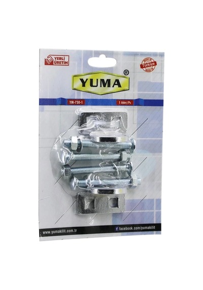 Yuma Ym-730-1 Kapı Emniyet Rezesi Asma Kilit Takılabilir Menteşe 5468 Çok Renkli