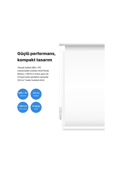 Akıllı Perde Motoru Otomatik Perde Açma-kapama Modülü Mobil Uygulama Denetimli Uzaktan Kumandalı Google Home/alexa Diğer