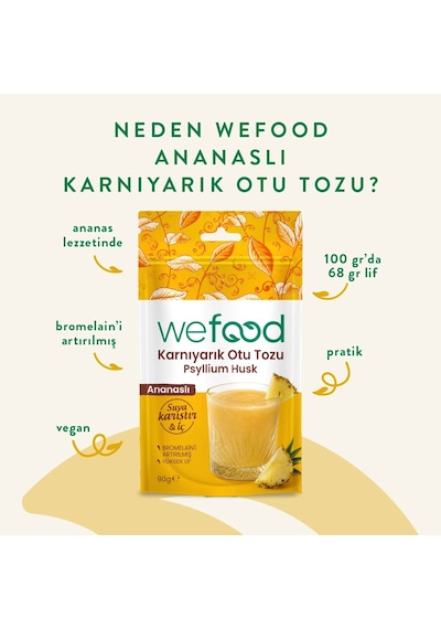 Wefood Ananaslı Karnıyarık Otu Tozu 90 G 8683347037728 Diğer