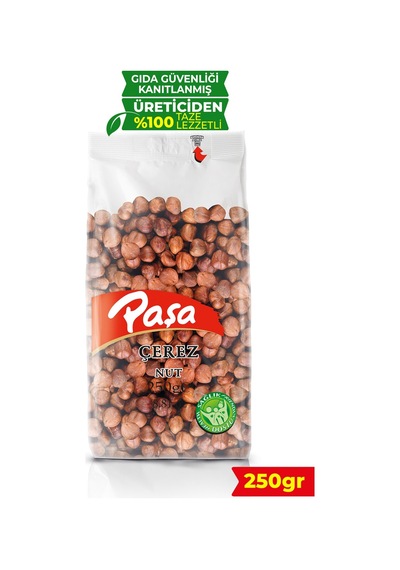 Paşa Kuruyemiş Çiğ Fındık İçi Şeffaf Paket 250 G