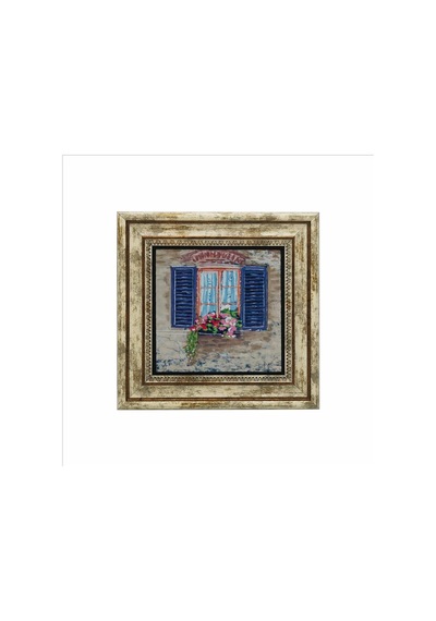 İtalya Görseli Baskılı Taş Tablo 25x25 668