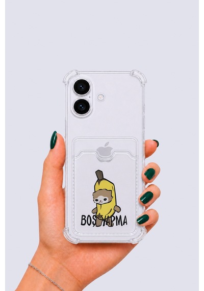 Hepsi Apple iPhone Uyumlu 17 Kartlıklı Boş Yapma Desenli Kılıf Najmaddin Çok Renkli