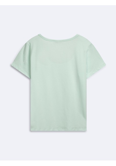 LTB Regular Fit U Yaka Basic Yeşil T-shırt