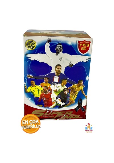 Futbolcu Kartları 50 Paket Süper Final Mekanik Adamlar Serisi