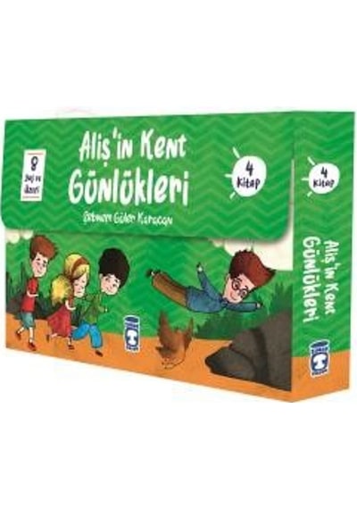 Alişin Kent Günlükleri Seti - 4 Kitap Takım - Şebnem Güler Karacan - Timaş Çocuk