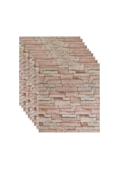 Kahve Köpüğü 3D Kendinden Yapışkanlı Duvar Kağıdı Paneli Nw46