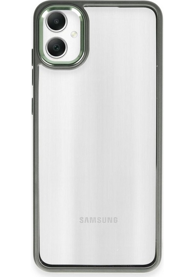 Samsung Uyumlu Galaxy A05 Kılıf Power Silikon Koyu Yeşil/