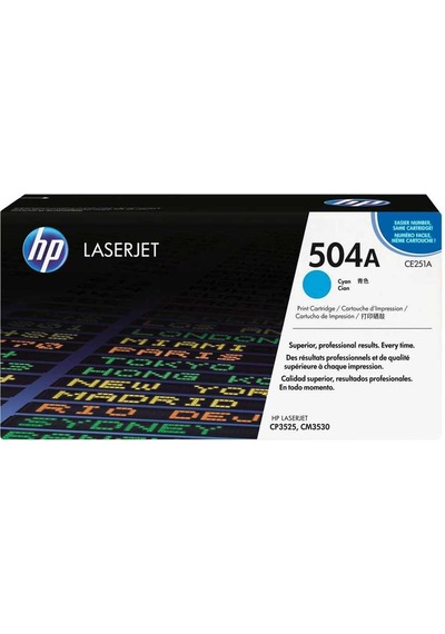Hp 504A-CE251A Mavi Toner,CP3525dn