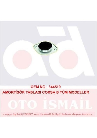 DOĞRU KAUÇUK 680 Amortisör Tablası Takozu Corsa B 93-00 Combo 94-01 Tigra 1.2 1.4 1.4 16V 1.6 16V 1.7D