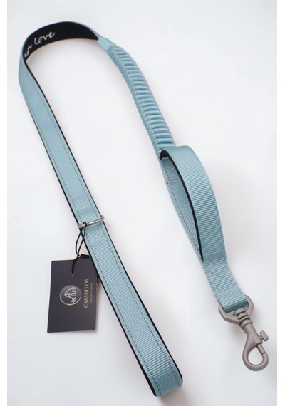 Tr Köpek Gezdirme Tasması, Mavi, 120-150 Cm Uzunluk, 2,5 Cm Genişlik, Körüklü Anti Şok Bölüm, Reflektörlü Kum Genel