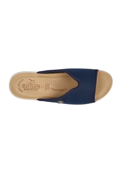 Terlik Kadın T4 429 Fe Fly Flot Cloth Woman Slıpper Blue Null Mavi