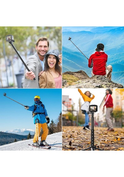 49.2/120cm Selfie Stick Tripod Uzatılabilir Eylem Kamera Dağı Diğer