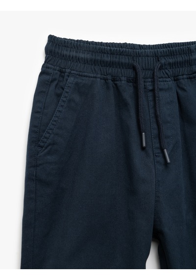 Koton Beli Bağcıklı Cep Detaylı Pamuklu Gabardin Jogger Pantolon Lacivert 6wkb40003tw Lacivert Koton Beli Bağcıklı Cep Detaylı Pamuklu Gabardin Jogger Pantolon Lacivert 6wkb40003tw Lacivert
