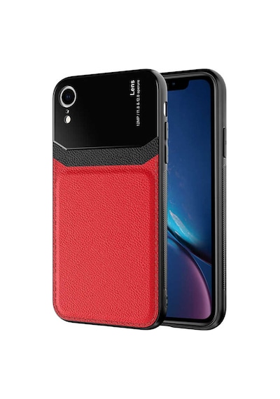 Apple Uyumlu iPhone Xr 6.1 Kılıf Zore Emiks Kapak Kırmızı