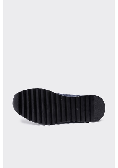 Derinet Hakiki Deri Comfort Erkek Sneaker Lacivert Lacivert
