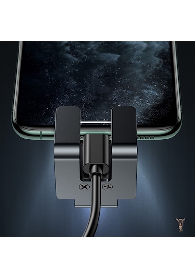 Usams Us-Zj058 Geri Çekilebilir Gravity Araç Tutucu 7.0 Inch K (222488935)-Siyah