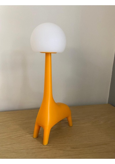 Ilgaz Zürafa Şekli Şarj Edilebilir Bluetoothlu Atmosfer Led Masa Lambası Çocuk Odası Çalışma Masası Bebek Odası Sarı
