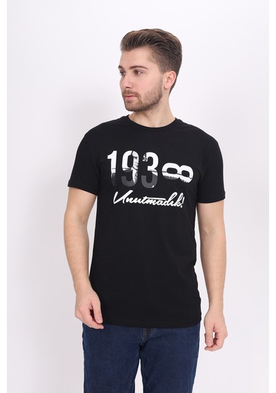 Toontoy Unisex Atatürk Baskılı Tişört Çok Renkli