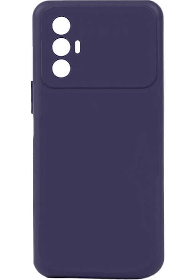 Goocamp Tecno Spark 8 Pro Kılıf Biye Silikon - Siyah Siyah