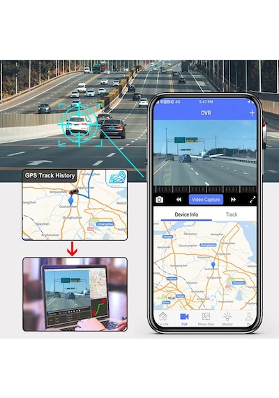 Hd Araç Kamerası Gps 4g Sim Kartlı İzleme Acil Durum Butonlu