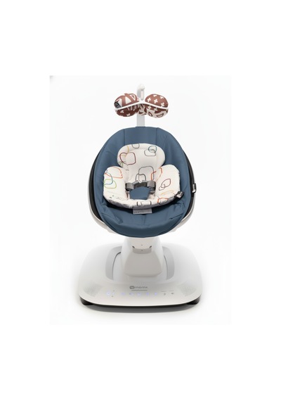 4moms Mamaroo 5.0 Elektrikli Ana Kucağı - Slate Blue + Yenidoğan Destek Pedi