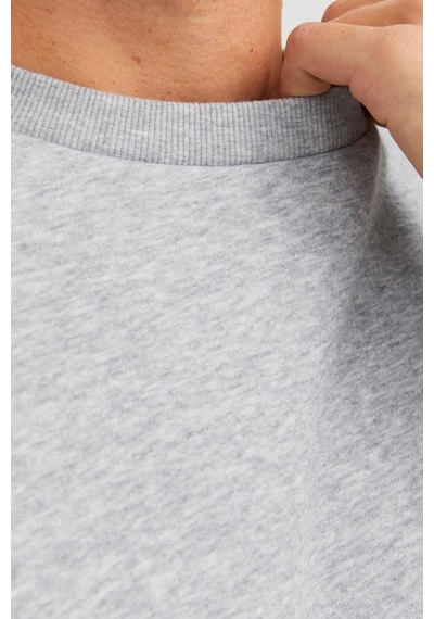 Jack & Jones Jjebradley Sweat Crew Noos Gri Melanj 12249341 001