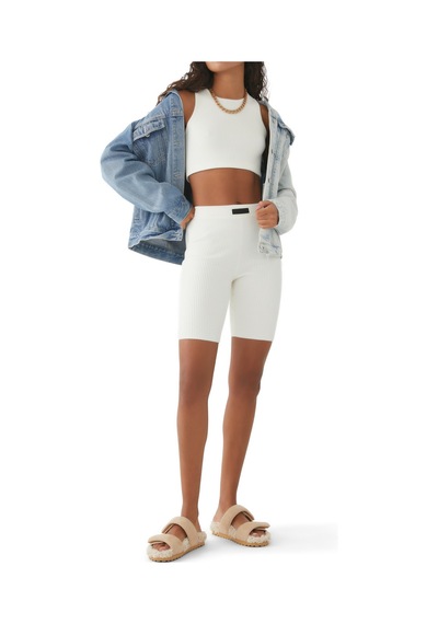 Fear Of God Rahat Biker Şort Beyaz