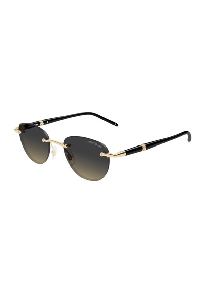 Mont Blanc Mb0412s 007 Erkek Güneş Gözlüğü Altın
