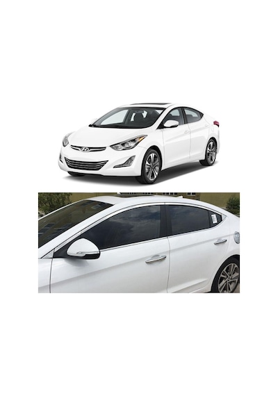 Hyundai Elantra Krom Cam Çerçevesi Set 2016-2019 14 Parça