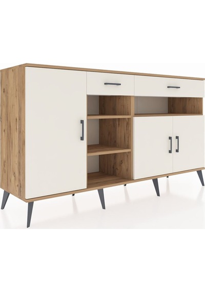 Hyperion Konsol 5 Raflı 2 Çekmeceli 3 Kapaklı 176x44x99 Çam-aytaş Çam-aytaşı Hyperion Konsol 5 Raflı 2 Çekmeceli 3 Kapaklı 176x44x99 Çam-aytaş Çam-aytaşı
