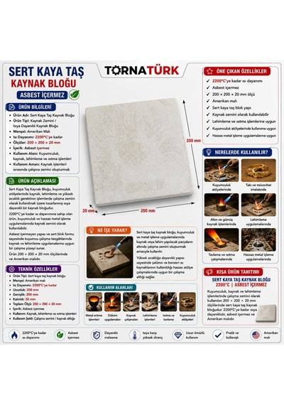 Döküm Kaynak Sert Kaya Taş Amyant Profesyonel Malzeme Metalik