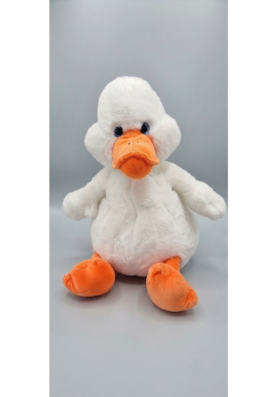 Peluş Ördek 40 Cm Beyaz