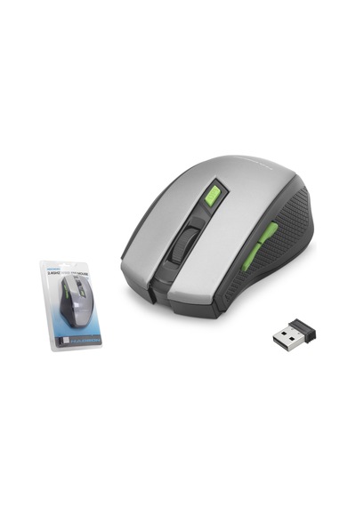 Hadron Hdx3404g Dual Mode Kablosuz Mouse 2.4 Ghz Bluetooth 5.2 1600 Dpı Gri Siyah