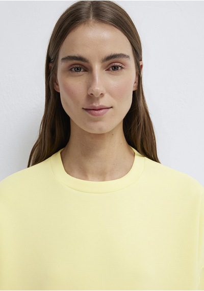 Mavi - Lux Touch Tencel Tm Modal Sarı Sweatshirt 168837-91390 Sarı