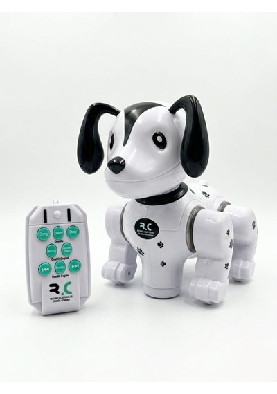 İnteraktif Akıllı Robot Köpek - Led Işıklı, Şarkı Söyleyen Ve Dans Eden Uzaktan Kumandalı Eğitici Oyuncak
