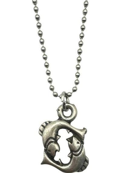 Yin Yang Balık Figürlü Unisex Kolye Antik, Spiritüel Ve Özgün Tasarım Çok renkli