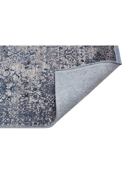 Hoom Rugs Franko Dyed Fsd 01 Marine Viskon & Akrilik Yüksek Dokulu Modern Salon Halısı Mavi