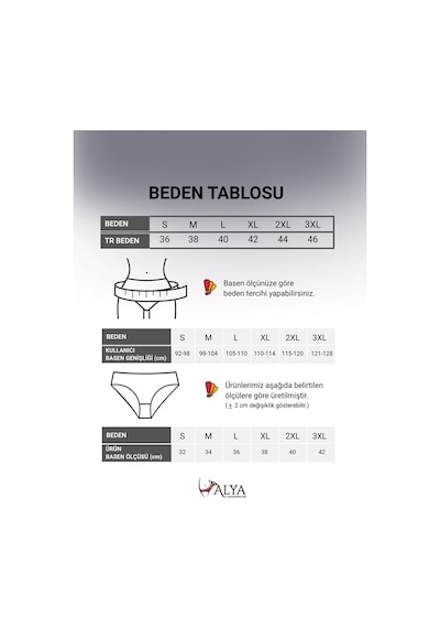 Alya Underwear Anne Kız Kombin Pamuklu Külot - Beyaz Slip İç Çamaşırı - 5'li Paket Çok Renkli-p14
