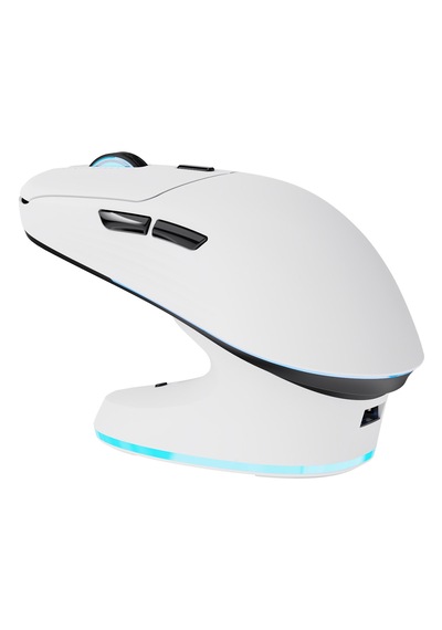 Thunderobot Ml7 White Şarj İstasyonlu Rgb Kablosuz Gaming Mouse -